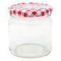 Bocal à conserves avec couvercle à damier 210 ml