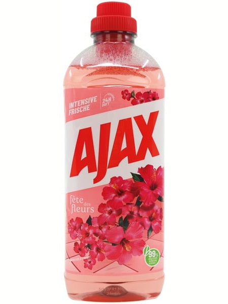 Nettoyant multi-usages Ajax 1 litre, parfum fleur d'hibiscus