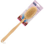 Brosse de bain en bois 42 x 7 x 3 cm avec carte et dragonne