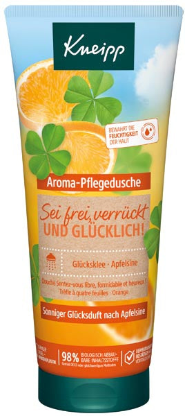 Gel douche Kneipp 200 ml Trèfle porte-bonheur + Orange