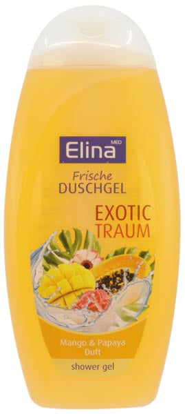 Gel douche Elina 300 ml Rêve exotique Mangue et Papaye