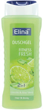 Gel douche Elina 300 ml 2 en 1 Fitness Fresh