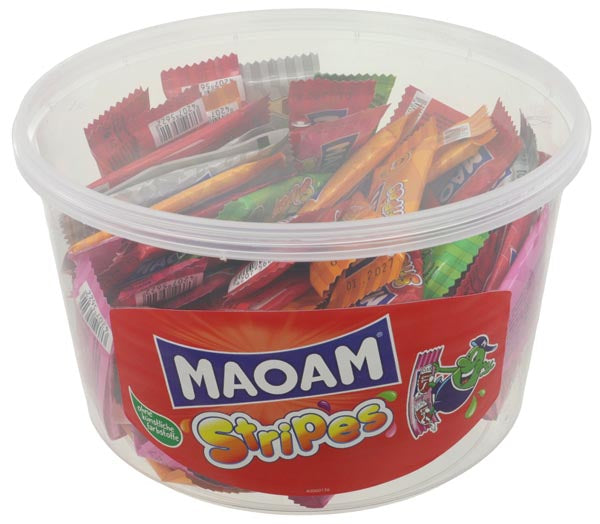 Haribo Maoam Stripes 700g 100 pièces