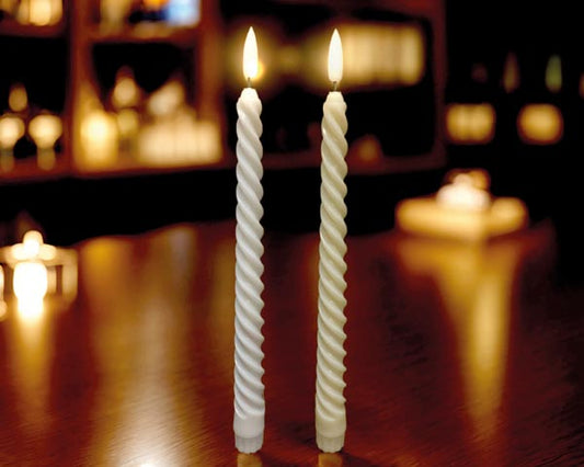 Bougie LED conique 26x2cm