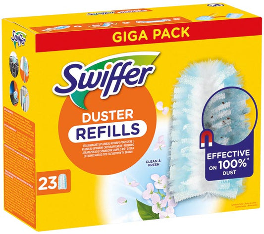 Recharge pour plumeau Swiffer : 23 chiffons