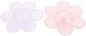 Porte-bougie chauffe-plat, forme de fleur, 11 x 3 cm, verre
