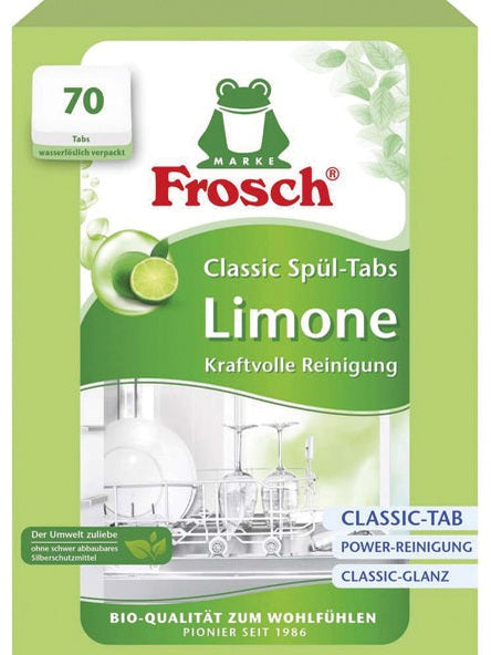 Tablettes lave-vaisselle Frosch Classic Citron, paquet de 70