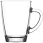 Mug en verre avec anse, 300 ml, diamètre : 8 cm, hauteur : 10 cm