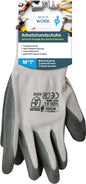 Gants de travail en polyester/nitrile, tailles M à XL