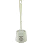 Brosse WC avec support 38 cm blanche