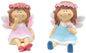 Douce elfe avec des roses dans les cheveux, 5,3 x 4,7 x 4,4 cm