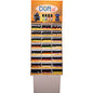 Présentoir d'huiles parfumées, 24 senteurs assorties, 18 flacons de 10 ml chacun.