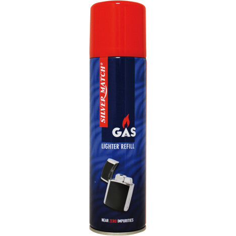 Recharge de gaz briquet 250 ml, allumette argentée