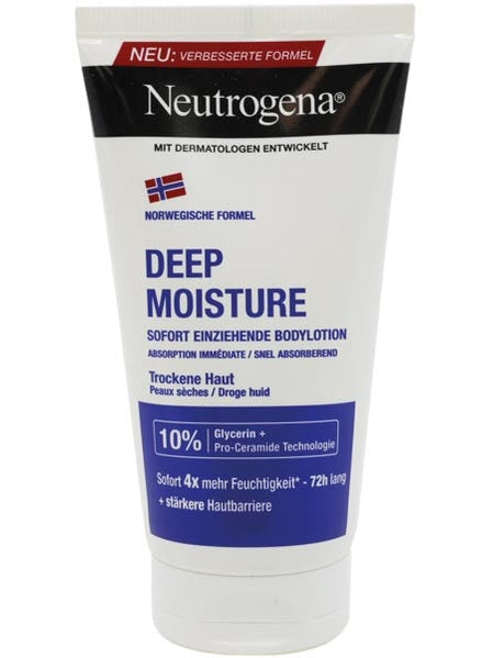 Lait corporel Neutrogena 75 ml pour peau sèche