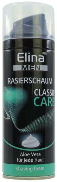 Mousse à raser Elina 200 ml Soins classiques pour hommes