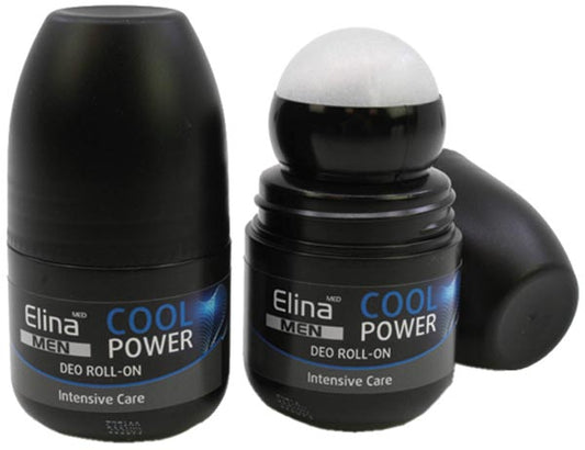 Déodorant roll-on Elina 50 ml pour homme, parfum frais