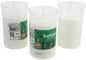 Brûleur de bougie funéraire T3 blanc sans couvercle 9,5 x 5,5
