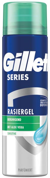 Gel à raser Gillette Series 200 ml pour peaux sensibles