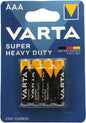 Lot de 4 piles micro AAA VARTA ultra-résistantes