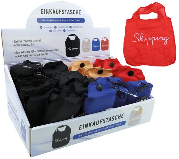 Sac de courses pliable « Shopping » 33 x 34 cm