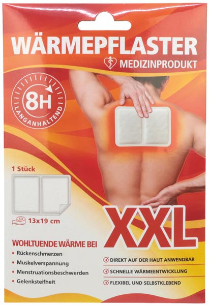 Pansement chauffant 8h 19x13cm XXL