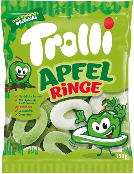 Anneaux de pommes Food Trolli 150 g