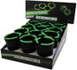Cendrier Wind 11x8cm noir en Kusto
