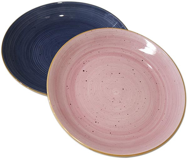 Assiette de 19 x 2,3 cm, en céramique de haute qualité