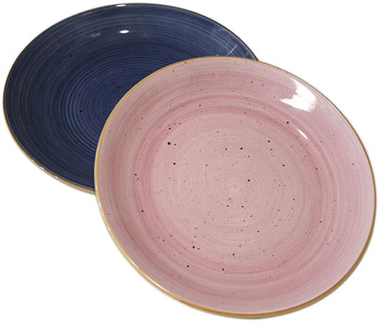 Assiette de 19 x 2,3 cm, en céramique de haute qualité