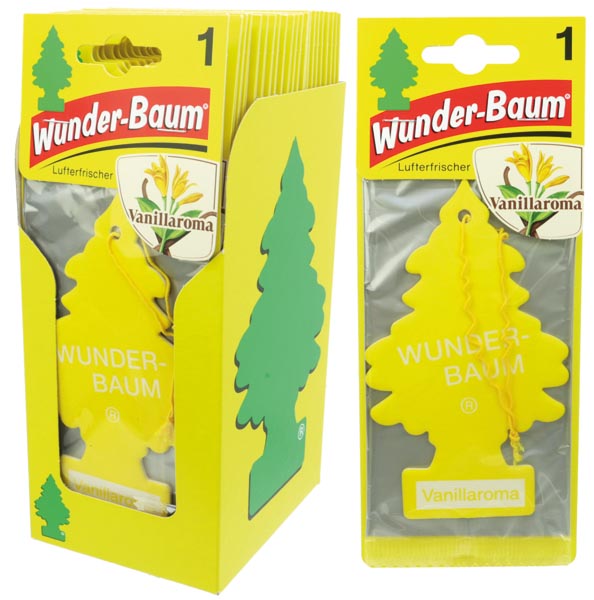 Désodorisant parfumé, Wunderbaum, arôme vanille
