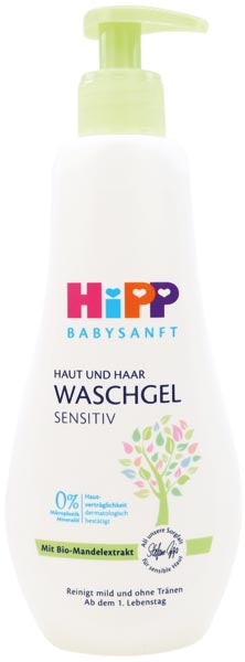 Gel lavant doux Hipp Baby 400 ml pour la peau et les cheveux