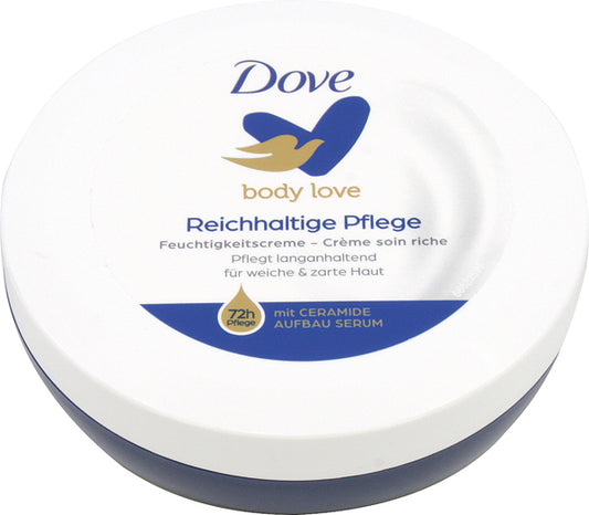 Crème riche Dove 150 ml en pot