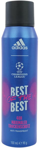 Déodorant spray Adidas 150 ml Ligue des Champions