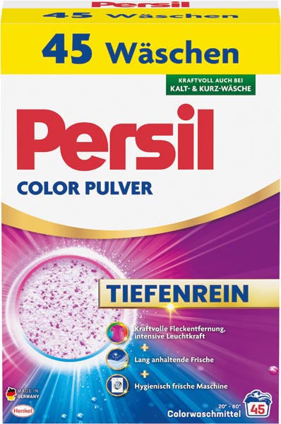 Lessive en poudre Persil Couleur 45 L 2,475 kg
