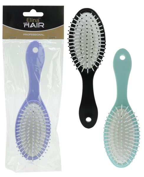 Brosse à cheveux ovale de 20 cm avec picots pour massage du cuir chevelu 3