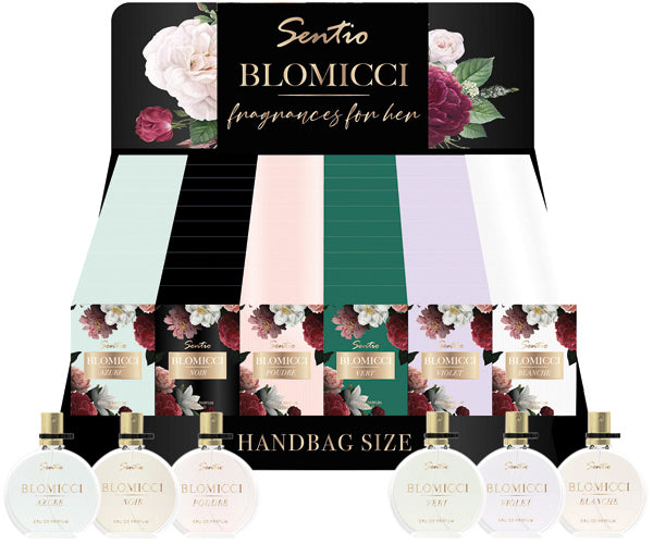 Parfum Sentio 15ml Blomicci femme 60 pièces. 6f.i.Dis