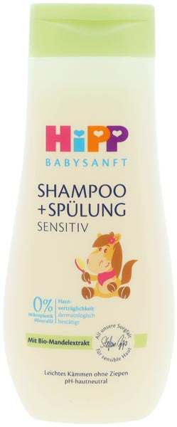 Shampoing et après-shampoing pour enfants Hipp Babysanft 200 ml