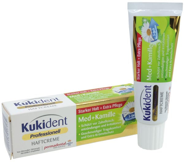 Kukident Crème Super Adhésive Extra Forte 40g Camomille