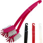 Brosse à vaisselle 27 cm, 2 poils de couleurs classiques