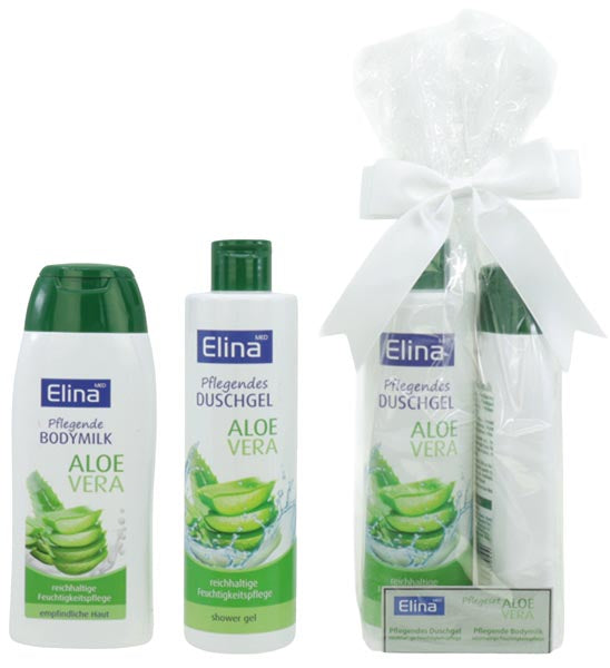 Coffret de soins à l'aloe vera Elina GP (2 pièces)
