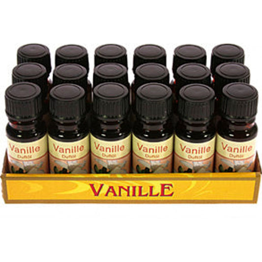 Huile parfumée à la vanille 10 ml en flacon de verre