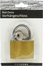 Cadenas en laiton, 4,5 x 6,5 cm, sur carte