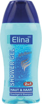 Gel douche Elina Wellness 250 ml Peau et cheveux 2 en 1