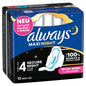 Always Maxi Night avec ailes, paquet de 12