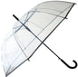Canne de marche parapluie pluie, automatique, transparente, avec