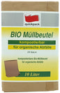 Sacs poubelle en papier pour déchets organiques, 10 l, lot de 10