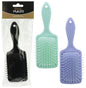 Brosse à cheveux carrée de 20 cm avec picots pour le massage du cuir chevelu