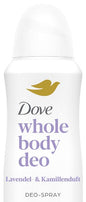 Déodorant Dove pour le corps entier en spray 150 ml Lavande &