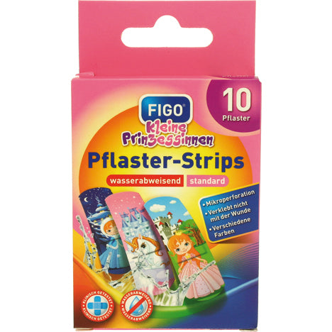 Pansements pour enfants, 10 bandes, Princesse
