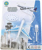 Avion de 10 cm avec lanceur et socle